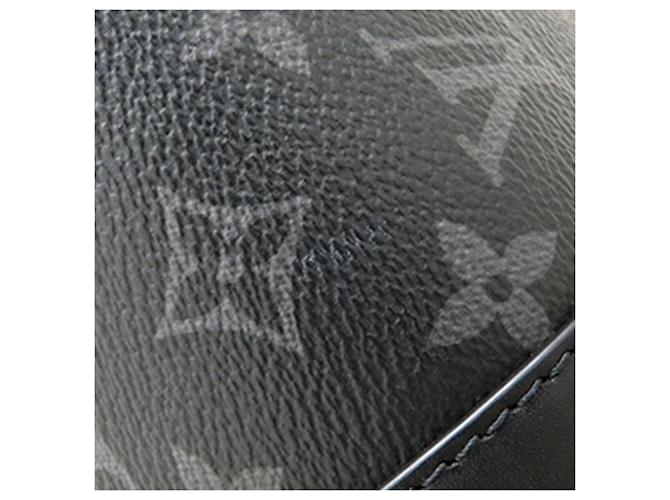 Louis Vuitton Black Monogram Eclipse Reverse Keepall Bandouliere 25 Nero - vista 12