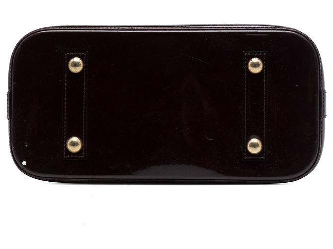 Louis Vuitton Purple Monogram Vernis Alma PM Porpora - vista 3