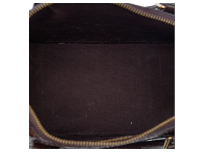 Louis Vuitton Purple Monogram Vernis Alma PM Porpora - vista 4