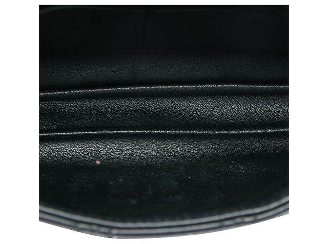 Pouch Dior New Lock in pelle d'agnello Cannage nera Nero - vista 4