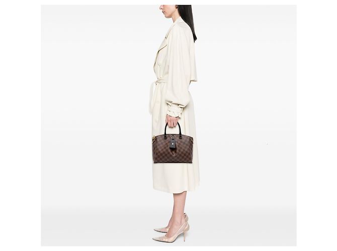 Louis Vuitton Brown Damier Ebene Odeon Tote PM Marrone - vista 6