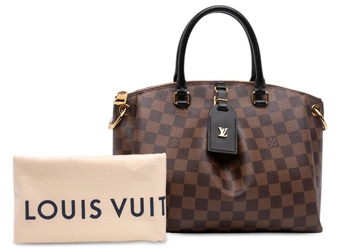 Louis Vuitton Brown Damier Ebene Odeon Tote PM Marrone - vista 7