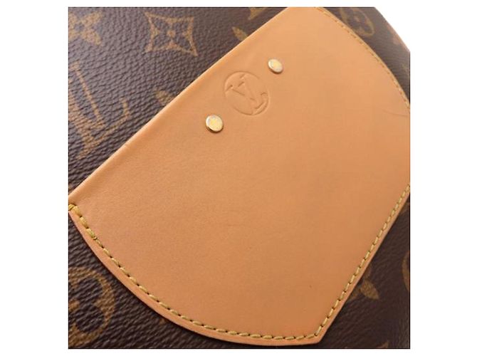 Louis Vuitton Brown Monogram Boite Chapeaux Souple MM Marrone - vista 10