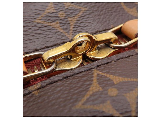 Louis Vuitton Brown Monogram Boite Chapeaux Souple MM Marrone - vista 13