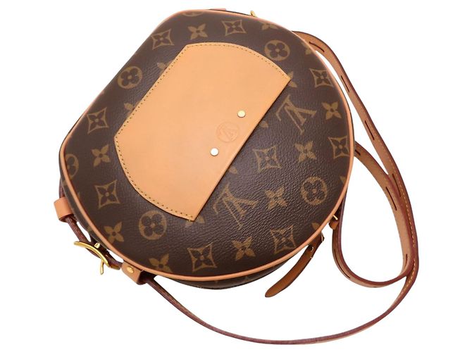 Louis Vuitton Brown Monogram Boite Chapeaux Souple MM Marrone - vista 3
