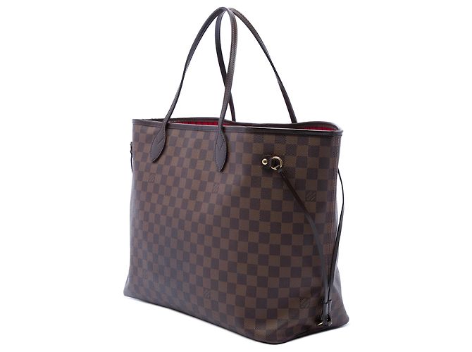 Louis Vuitton Brown Damier Ebene Neverfull GM Marrone - vista 2
