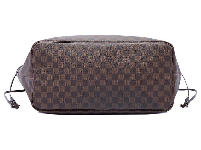 Louis Vuitton Brown Damier Ebene Neverfull GM Marrone - vista 3