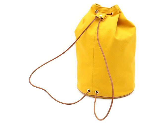 Hermès Borsa a tracolla HERMES Polochon Mimil GM Giallo - vista 3