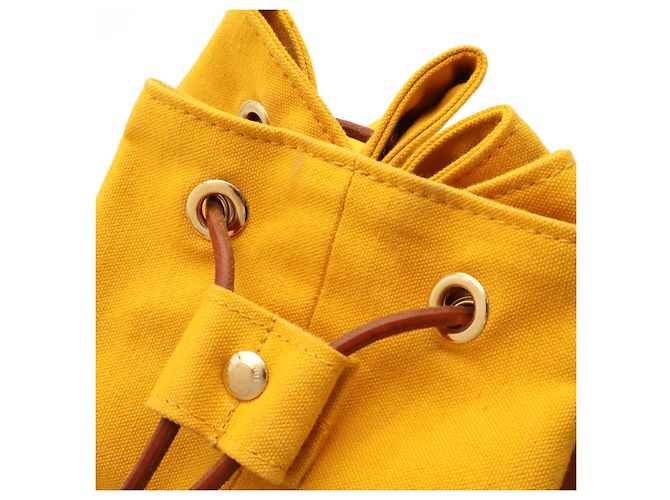 Hermès Borsa a tracolla HERMES Polochon Mimil GM Giallo - vista 5