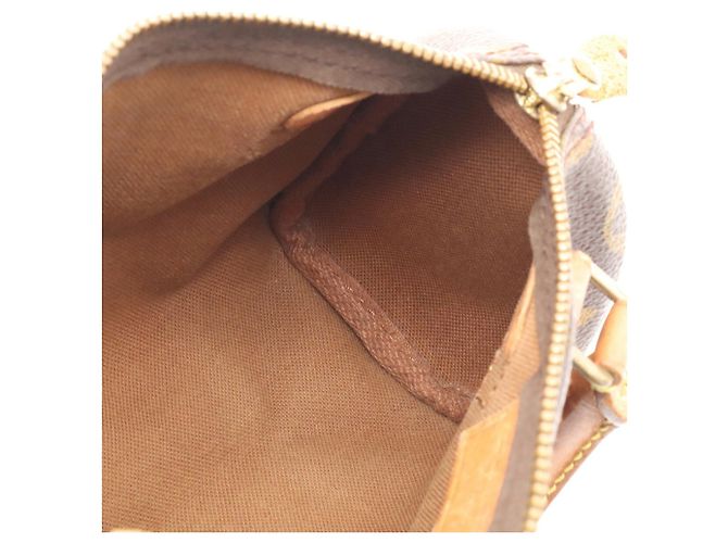 Borsa a mano Louis Vuitton Monogram Mini Speedy Marrone - vista 8