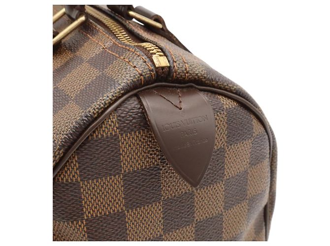 Borsa Louis Vuitton Damier Speedy 25 Marrone Damier ebene - vista 10