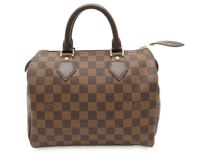 Borsa Louis Vuitton Damier Speedy 25 Marrone Damier ebene - vista 2