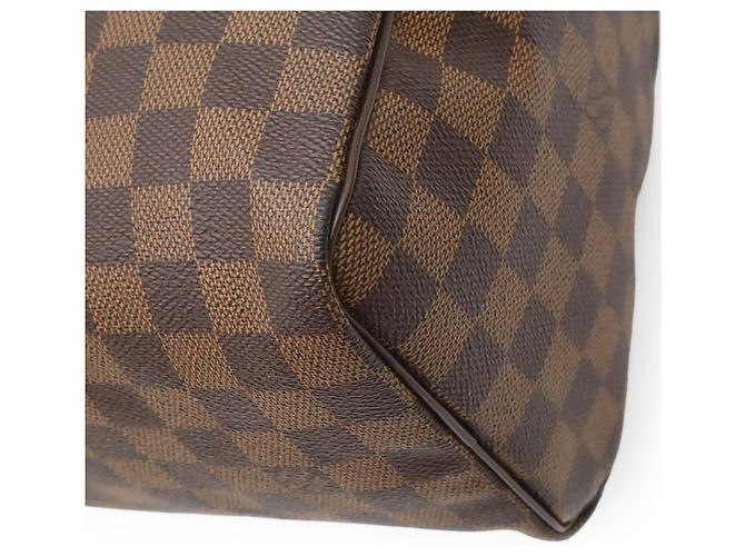 Borsa Louis Vuitton Damier Speedy 25 Marrone Damier ebene - vista 4
