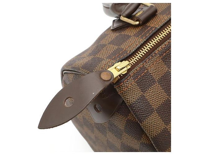 Borsa Louis Vuitton Damier Speedy 25 Marrone Damier ebene - vista 6