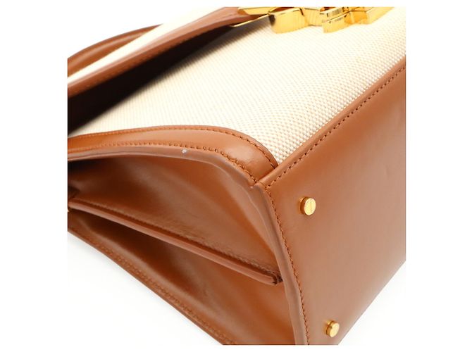 Borsa Yves Saint Laurent Cassandra Marrone - vista 4