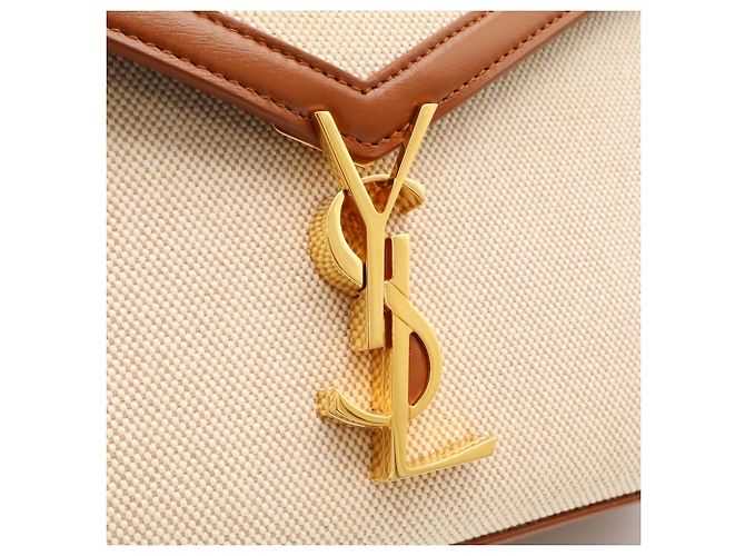 Borsa Yves Saint Laurent Cassandra Marrone - vista 8