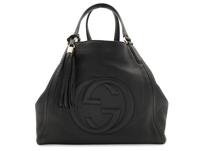 Borsa Tote Gucci Soho Cellarius Nero - vista 2