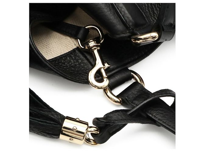 Borsa Tote Gucci Soho Cellarius Nero - vista 7