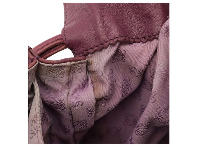 Borsa a tracolla Loewe Flamenco in Purple Porpora - vista 10