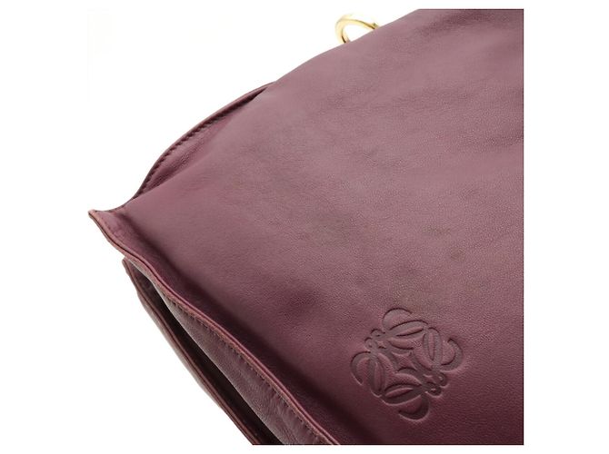 Borsa a tracolla Loewe Flamenco in Purple Porpora - vista 5