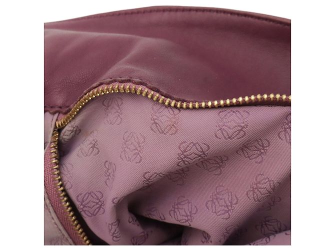 Borsa a tracolla Loewe Flamenco in Purple Porpora - vista 9