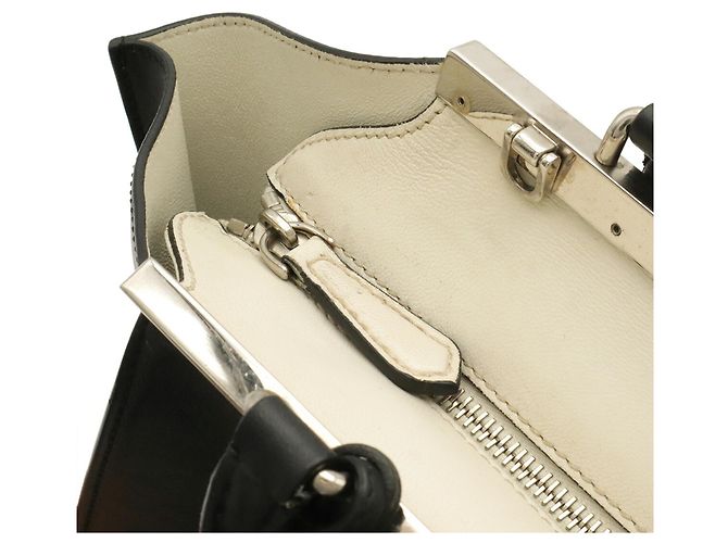 Bolso de mano Fendi Trois Jours de piel negra Negro - vista 7