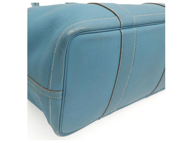 Hermès Borsa Tote HERMES Garden PM Blu chiaro - vista 4