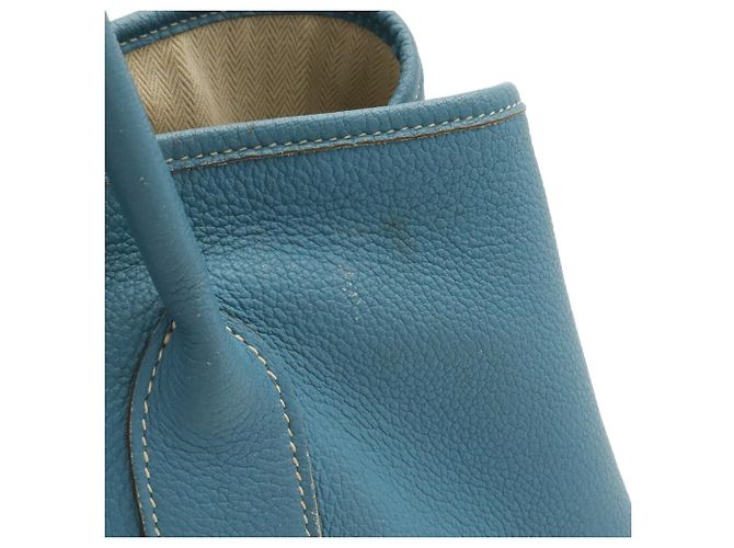 Hermès Borsa Tote HERMES Garden PM Blu chiaro - vista 5