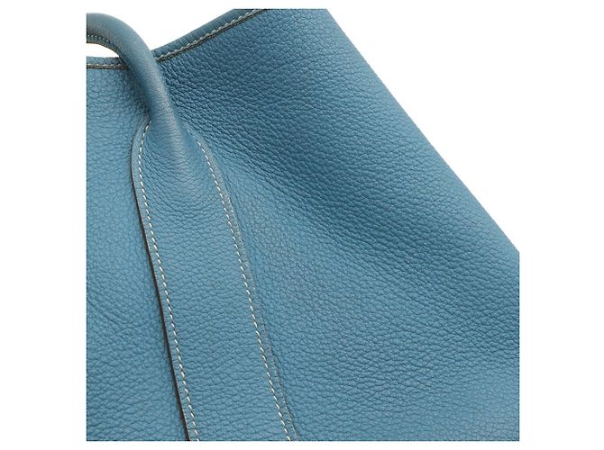 Hermès Borsa Tote HERMES Garden PM Blu chiaro - vista 6