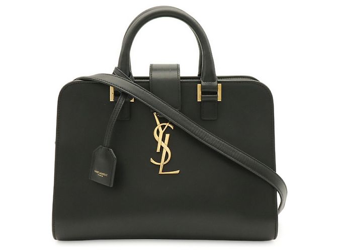 Borsa Yves Saint Laurent Baby Cabas Nero - vista 2
