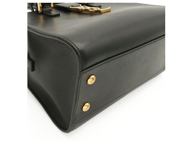 Borsa Yves Saint Laurent Baby Cabas Nero - vista 4