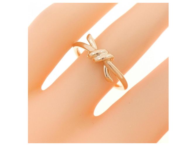 Tiffany & Co Bague Tiffany Knot en or rose - vue 5