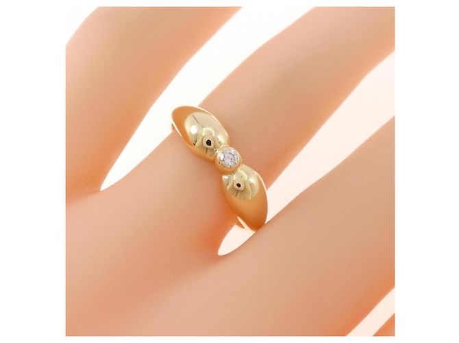 Tiffany & Co Anello Tiffany Double Teardrop in oro giallo 18K - vista 5