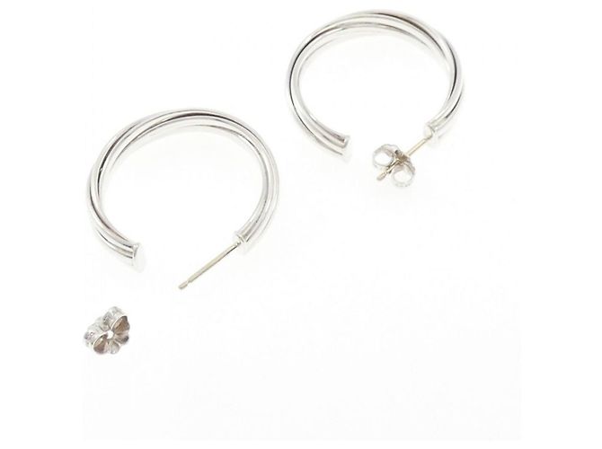 Tiffany & Co Orecchini a cerchio Tiffany Melody Hoop Small - vista 3