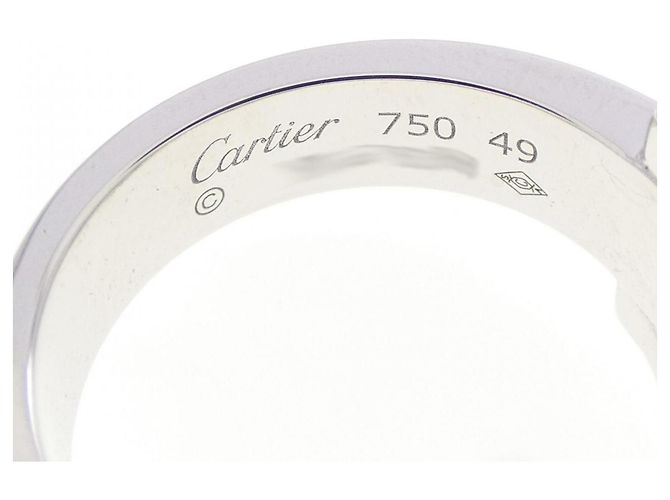Cartier 2C Ring aus 18K Weißgold - Ansicht 3