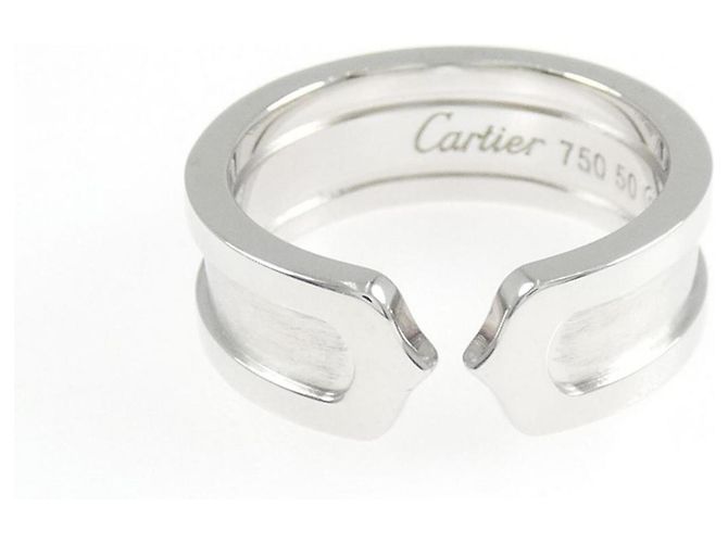 Cartier C2 Small Ring in Weißgold - Ansicht 2