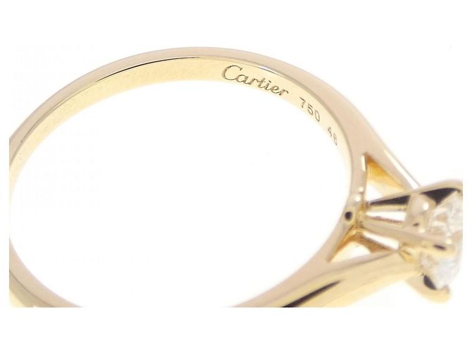 Cartier Ring aus 18K Gelbgold mit Diamant - Ansicht 4