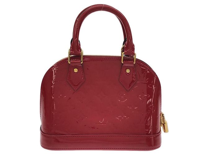 Borsa Louis Vuitton Vernis Alma BB Fuschia - vista 2