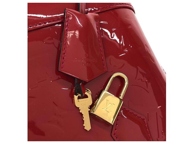 Borsa Louis Vuitton Vernis Alma BB Fuschia - vista 8