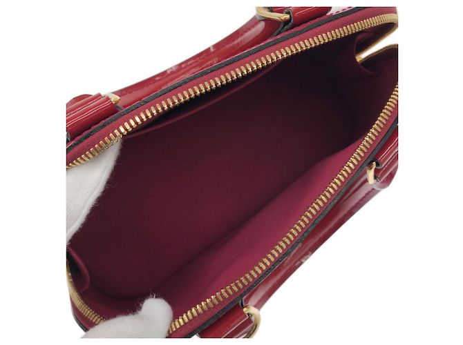 Borsa Louis Vuitton Vernis Alma BB Fuschia - vista 9