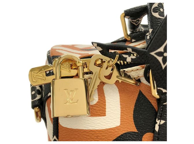 Louis Vuitton LV Crafty Speedy Bandoulière 25cm Boston Bag Crudo Caramello - vista 4