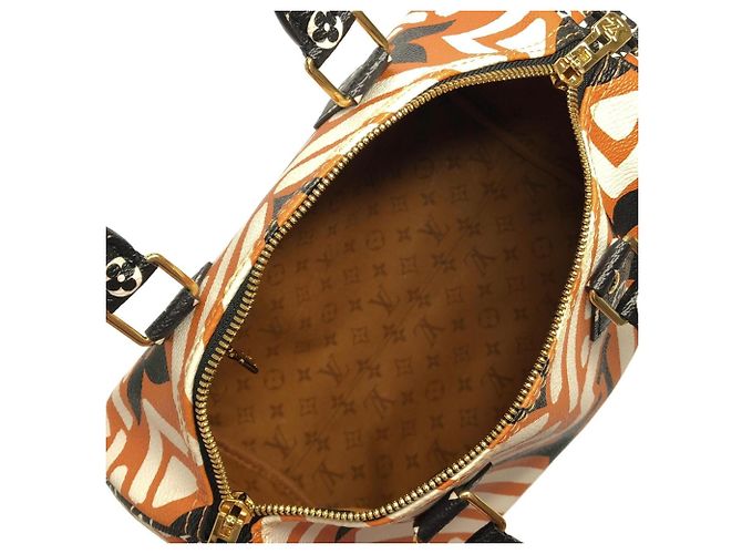Louis Vuitton LV Crafty Speedy Bandoulière 25cm Boston Bag Crudo Caramello - vista 9