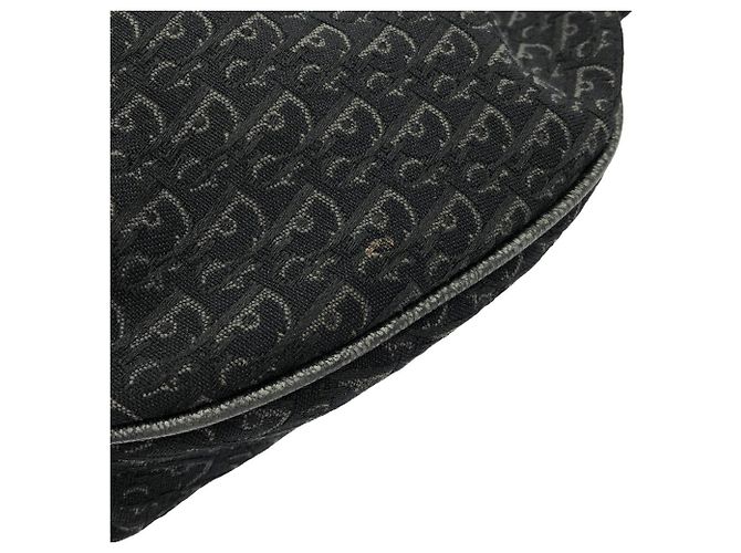 Borsa a tracolla in tela Christian Dior Nero - vista 2
