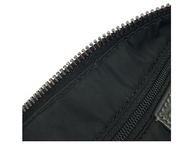 Borsa a tracolla in tela Christian Dior Nero - vista 8