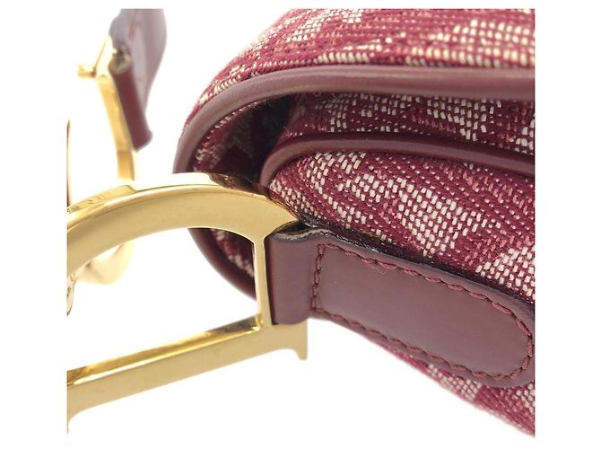 Borsa a tracolla Christian Dior Bordeaux Bordò - vista 4