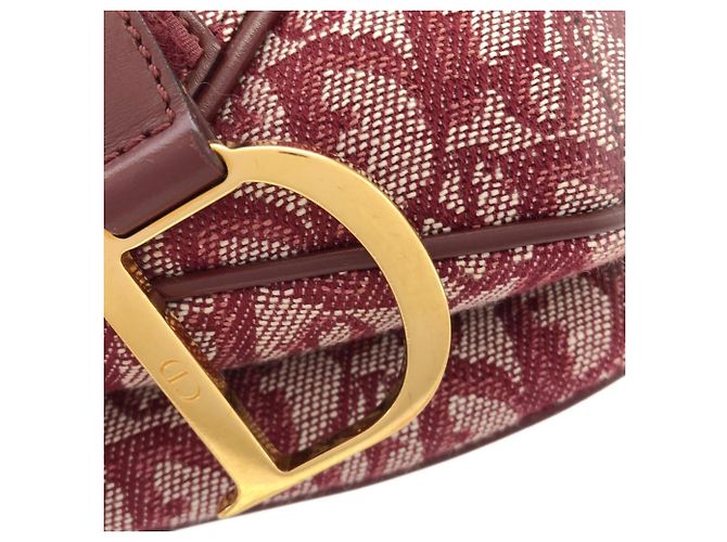 Borsa a tracolla Christian Dior Bordeaux Bordò - vista 6