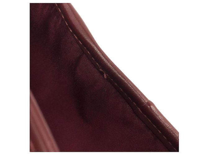 Borsa a tracolla Christian Dior Bordeaux Bordò - vista 9