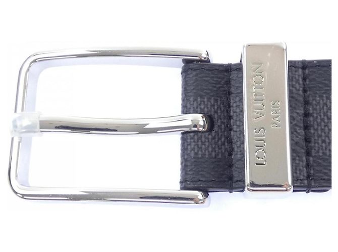 Cintura Louis Vuitton Pont Neuf 35mm M8200 Marrone Nero - vista 2