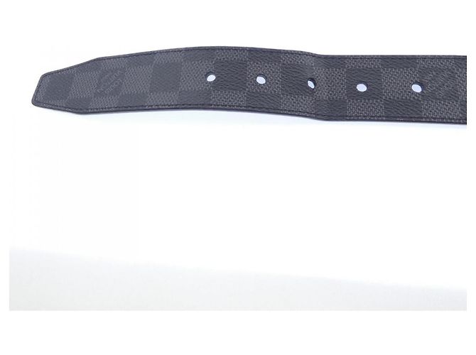Cintura Louis Vuitton Pont Neuf 35mm M8200 Marrone Nero - vista 4