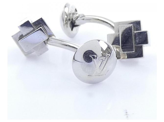 Gemelli Louis Vuitton Silver Argento - vista 4